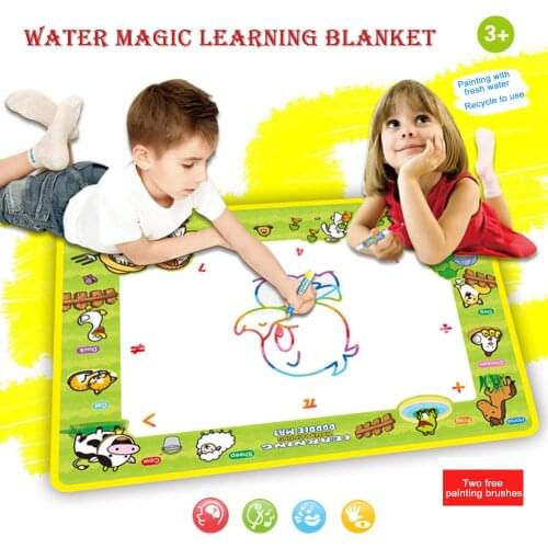 Happy Farm Magic Water Painting Drawing Mats Cloth Book