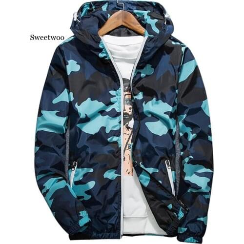 SWEETWOO Mens Camouflage Jackets