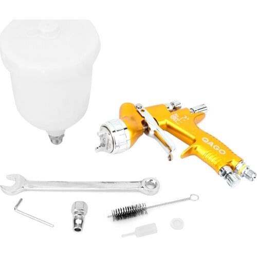 High Quality Professional Golden Paint Gun 1.3mm Nozzle Spray Gun For Paints And Varnishes