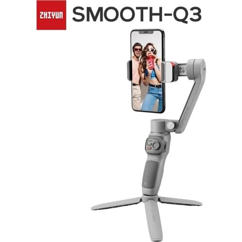 ZHIYUN Official SMOOTH Q3 Phone Gimbal 3-Axis Smartphones Handheld Stabilizer Fill Light for iPhone Android