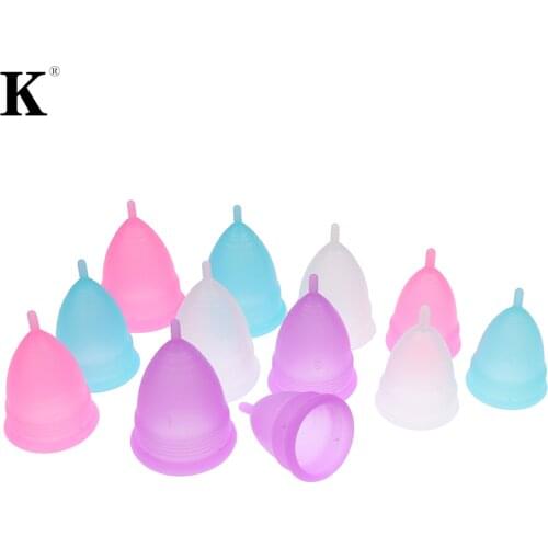 1pc Silicone Menstrual Cup Feminine Hygiene Period Cup Menstrual Collector For Menstrual Period