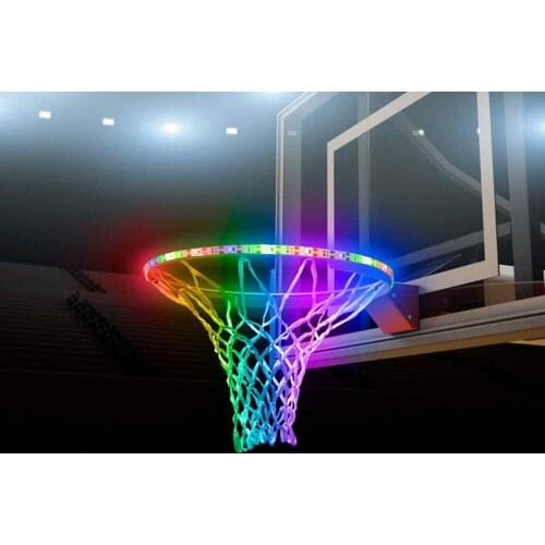 2835smd 45leds Basketball Hoop Lights LED Solar strip Light for Indoor/Outdoor Basketball Hoop