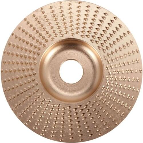 Woodworking Wood Angle Grinding Wheel Sanding Carving Rotary Tool Abrasive Disc for Angle Grinder Tungsten Carbide Coating Bore