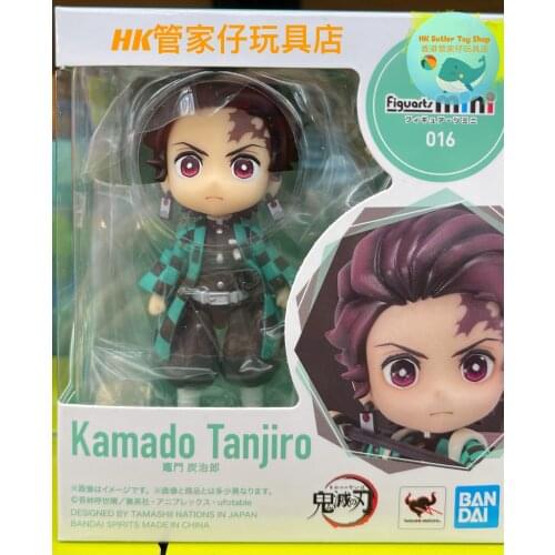 BANDI Bandai Soul Demon Slayer Kamado Tanjirou Mini Version Hand and Foot Figure Movable Cartoon Doll