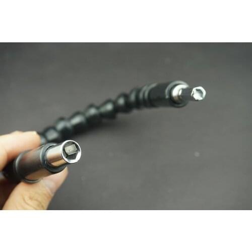 Free Shipping 295mm Flexible Flexi Twist Drill Shaft Extension Hex Polishing Chuck 6.35mm(1/4)