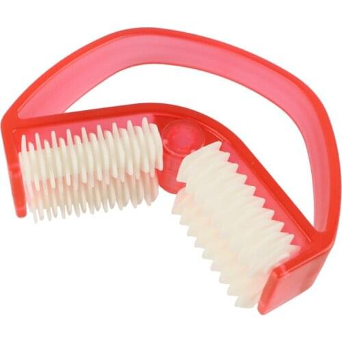 Free shipping Squeeze Stimulation Massage Roller Double-Layer Handle Massager Fat Pushing Waist and Abdomen Massager