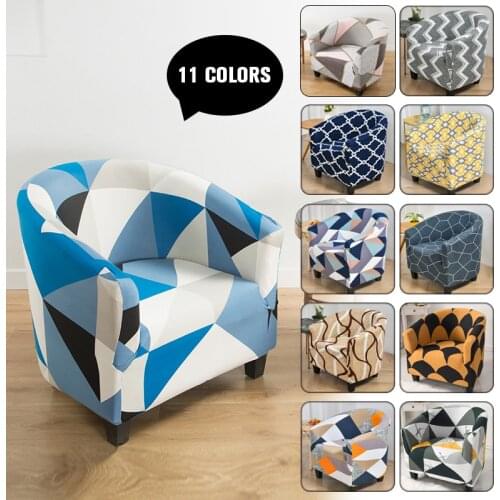 Printed Stretch Sofa Cover For Living Room Elastic Sofa Armchair Washable Seat Cover Furniture Protector Home Decoration