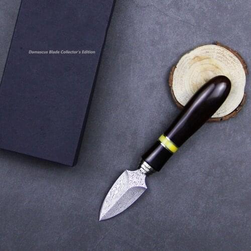 Damascus Tea Knife Pattern Stainless Steel Tea Needle Pu'er Tea Knife Tea Set Accessories