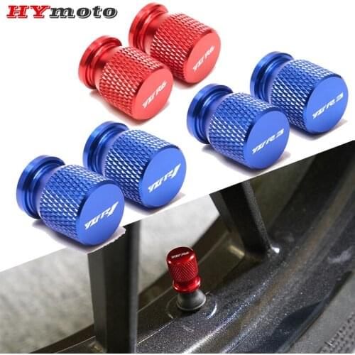 For YAMAHA YZF R1 R3 R6 YZFR1 YZFR3 YZFR6 All Years Newest Motorcycle CNC Accessories Wheel Tire Valve Stem Caps Airtight Cover