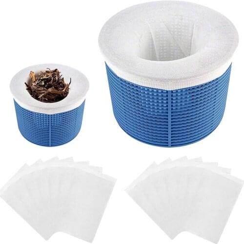 5Pcs Swimming Pool Skimmer Filter Saver Socks Net for Filter Skimmer Basket Durable Mesh Screen Liner