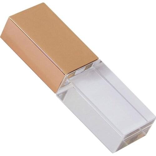 Luxury Crystal Shape 64GB 16GB 32GB USB 2.0 Flash Drive LED Pen Drive Memory Stick Thumb Drive Waterproof Jump Drive U Disk Gift