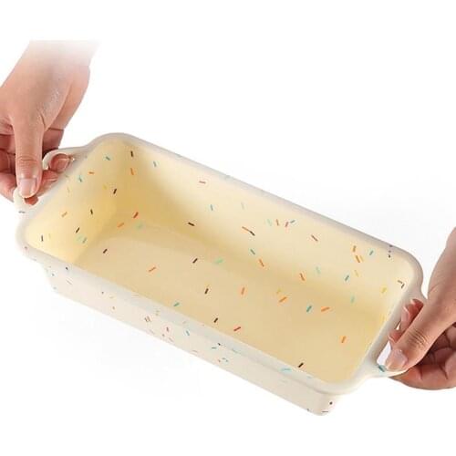 Loaf Pan Rectangle Toast Bread DIY Silicone Frame Bread Baking Pan Loaf Baking Mold Baking Tools Bakeware For Cakes