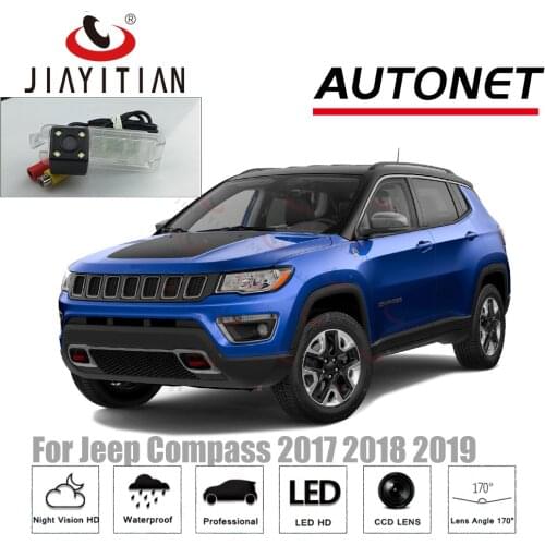 JiaYiTian rear view camera For Jeep Compass 2017 2018 2019 CCD Night Vision Backup Camera Reverse Camera license plate camera