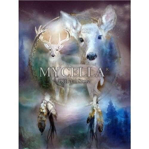 Square Diamond Embroidery deer 5D DIY Diamond Painting Cross Stitch Needlework Mosaic Full elk Rhinestone home Decor Painting