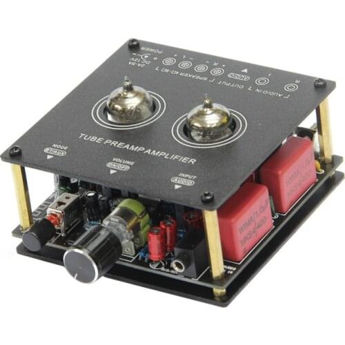 SOTAMIA 6N15 Tube Amplifier TDA7377 Power Amplifier 35Wx2 Bluetooth-compatible 5.0 Stereo Home Audio Amp Replace 6J1 GE5654W 6K4