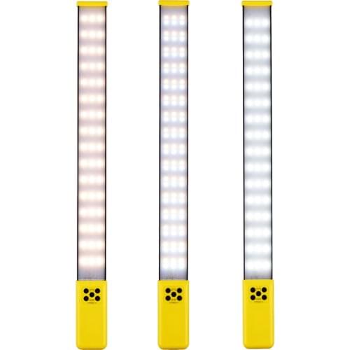 Lightweight Handheld LED Light Tube Photography Fill-in Light Lamp 3000K-5700K Dimmable CRI95 Built-in Rechargeable Battery