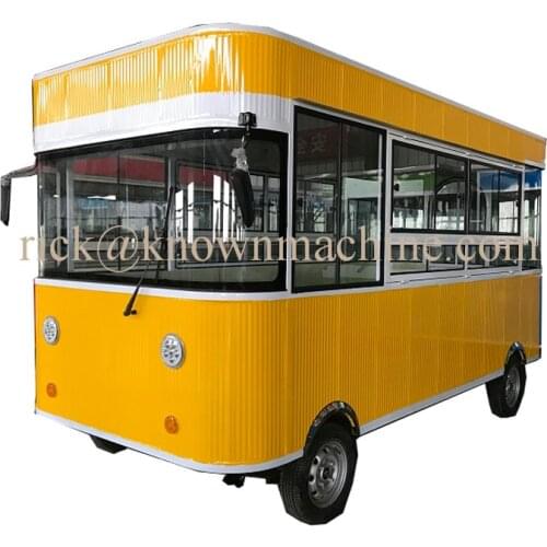 2019 hot sale mobile electric snack fast food cart/truck/trailer outdoor use with drive power ,tourist car with free shipping