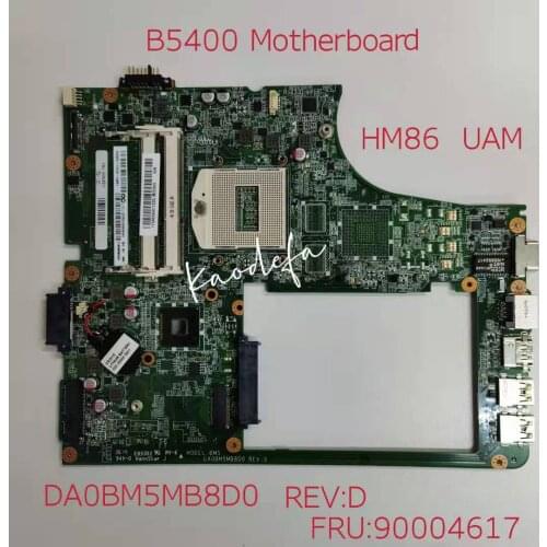 BM5 DA0BM5MB8D0 90004617 For Lenovo IdeaPad B5400 M5400 Laptop Motherboard HM86 DDR3L FRU 90004617 Test ok