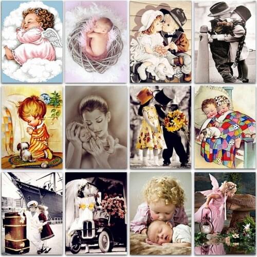 5D Diy Diamond Painting Full Drill Square Child Cross Stitch 3D Diamond Art Bead Embroidery Kits Wall Decor Handwork Gift Bh076