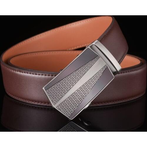 Plyesxale Mens Belt 2018 Automatic Buckle Belt Men Genuine Leather Belts For Jeans Ceinture Homme Luxe Marque High Quality G18