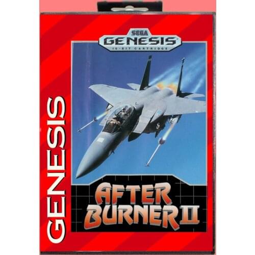 After burner 2 16 Bit MD Game Card Include Retail Box For Sega Genesis & Mega Drive