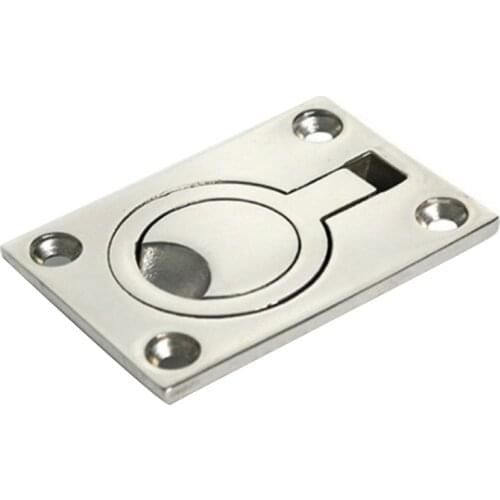 Durable Stainless Steel Marine Boat Yacht Deck Hatch Flush Pull Lift Locker Pull Handle Ring Door Knobs Handles Pull Ring