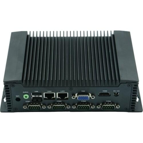 Industrial computer Atom N2800 N2600 Fanless Embedded Computer digital multimedia computer system Win/XP/2003/7/Linux System