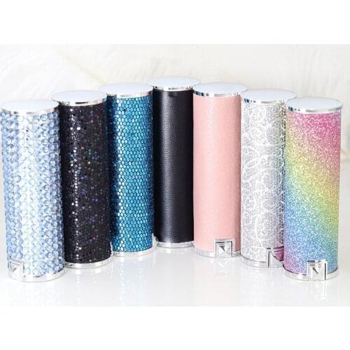 Empty Soft Leather Makeup Lipstick Tubes Fashion 12.1mm DIY Handmade Christmas Lip Pomade Protector Moisturizer Packing 100pcs