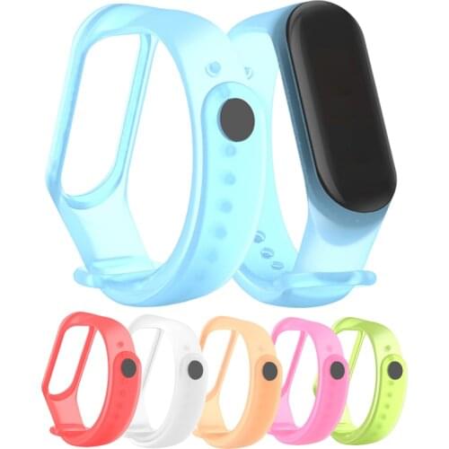 Bracelet for Xiaomi Mi Band 5 4 3 Silicone Soft TPU Sport Strap Replacement Wristband MiBand 3 4 band5 for xiaomi miband 4 5 3