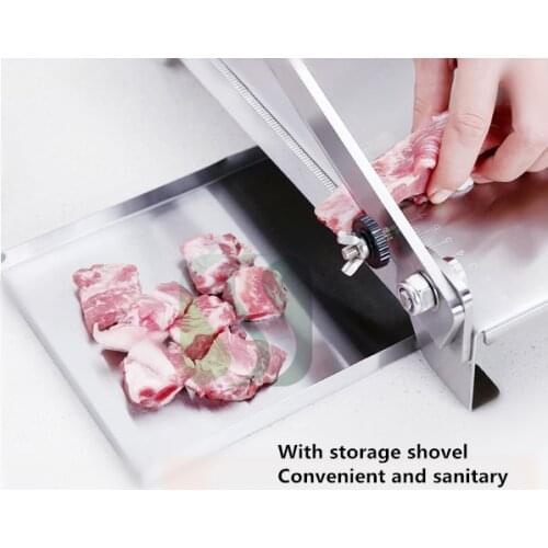 Stainless steel Slicing Vegetables Fruit Machine Chicken Duck Fish Guillotine Cheese Knife Meat Slicer Bone Hay Cutter Tool