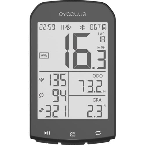 CYCPLUS M1 Bike Computer Bicycle GPS Computer Cycling Speedmeter Wireless Stopwatch