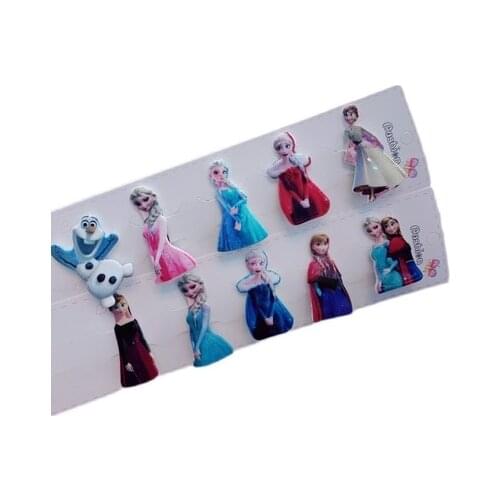 1Sets Disney Frozen 65421 Anime Headwear Kids Accessories Cartoon Hairband Child Girls Hair Pin Birthday Gifts New