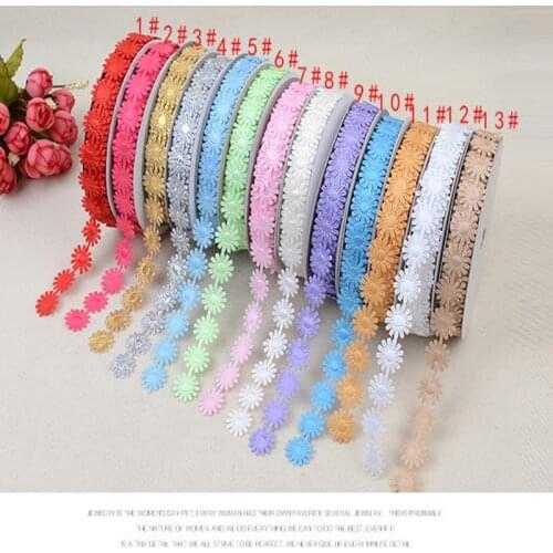 20yard 18mm flower shape DIY gift box packaging Ribbons for Crafts Bow Handmade Gift Wrap Party