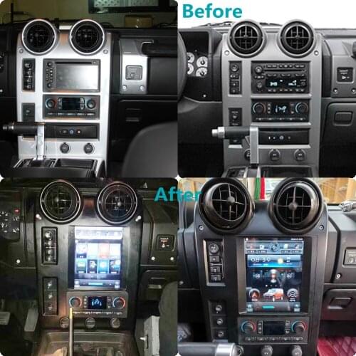 10.0 For Hummer H2 2004 - 2008 Android Car Stereo Car Radio with Screen Tesla Radio Player Car GPS Navigation Head Unit