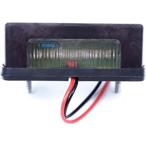 Bostar 12V LED Number Licence Plate Light Rear Tail Lamp For Camper Truck Trailer Lorry #63588