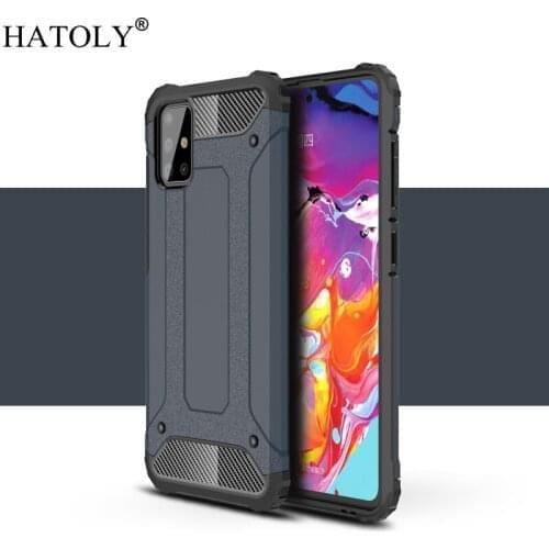 For Cover Samsung Galaxy A71 Case Anti-knock Rugged Armor Back Cover For Samsung A71 Silicone Phone Bumper Case For Samsung A71