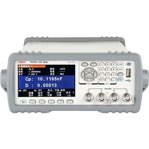 TH2830 Digital LCR Tester 50Hz-100kHz ESR Meter Component Test Instrument