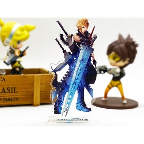 F Fantasy FF7 VII 7 Cloud Strife HM acrylic stand figure model plate holder cake topper game Japanese