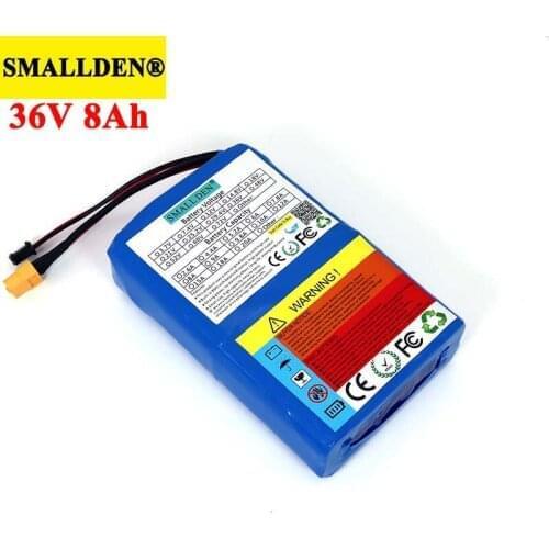 36V 8Ah Lithium Battery Pack 18650 8000mAh High rate 20A BMS for Balancing scooter electric bicycle lawn mower Aircraft carrier