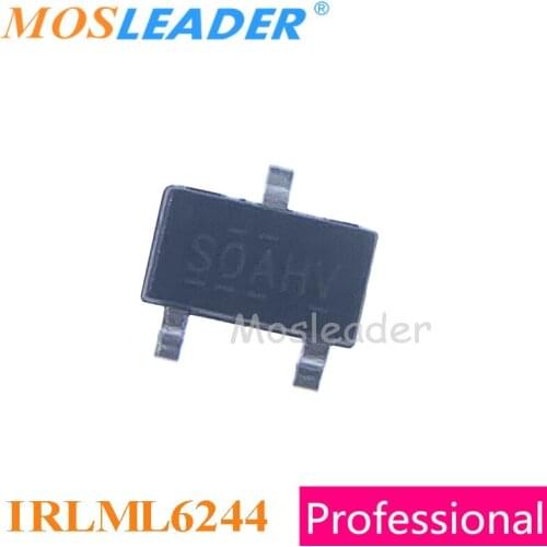 Mosleader IRLML6244 SOT23 1000PCS IRLML6244PBF IRLML6244TR IRLML6244TRPBF N-Channel 20V 3A 6.3A Chinese High quality