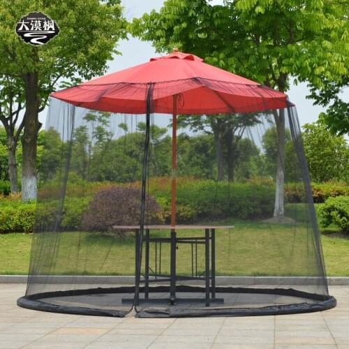 Courtyard Umbrella Mosquito Net Sunshade Mosquito-Proof Mosquito Net Installation-Free Straight Umbrella Outdoor Mosquito Net