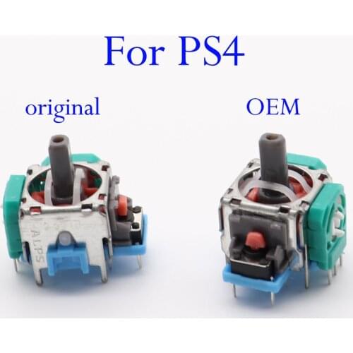 Original OEM 3D Potentiometer Joy Stick Analog Axis Joystick Module for Sony Playstation4 PS4 Gamepad for PS4 Slim Pro Contoller
