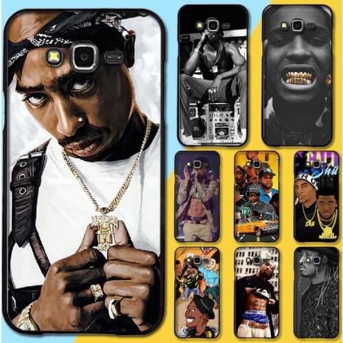 PENGHUWAN 2pac Tupac and Biggie rap hip hop music Silicone Black Phone Case For Samsung Galaxy J7 J8 J3 J4 J5 J6 Plus 2018 Prime