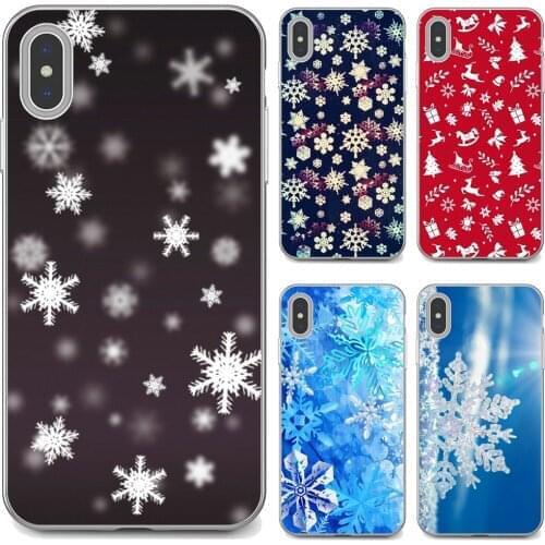 Silicone Phone Cover new-year-snowflake-Brand-Christmas For Xiaomi mi Redmi Note 3 4 4X 5 6 7 8 8t 9 9s 9t 10 pro lite