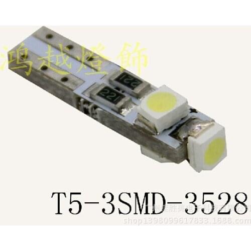 Led Dashboard Indicator Light Highlight T5-3smd-3528 Drivers Desk Lamp Small Bulb Indoor Lamp Led Lights for Car