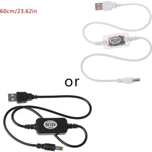 RipengPI USB 5V To DC 12V 5.5x2.1mm ep Up Cable Power Boo Line For Router LED rip for Game