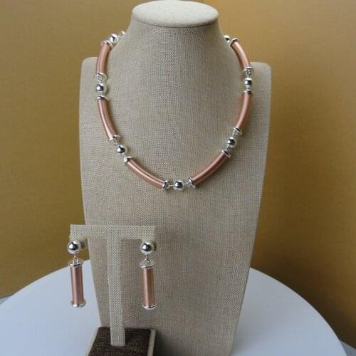 Yuminglai Italian Design Dubai Costume Jewelry Sets Necklace and Earrings FHK5312