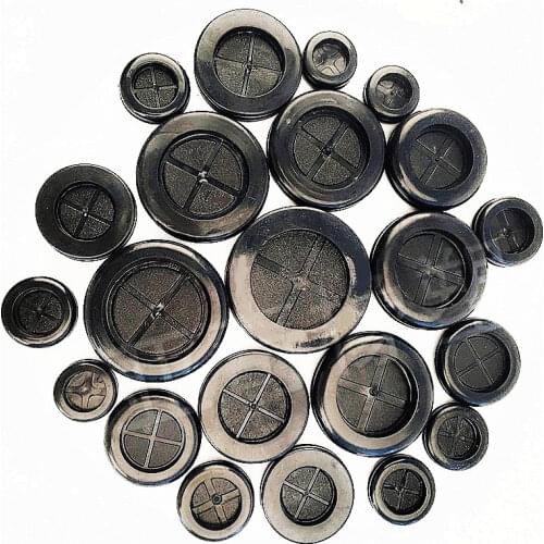 10pcs 16-100mm Circlip Rubber wire grommet gasket Electric box inlet outlet Seal ring Dust plug cover cable holder protector
