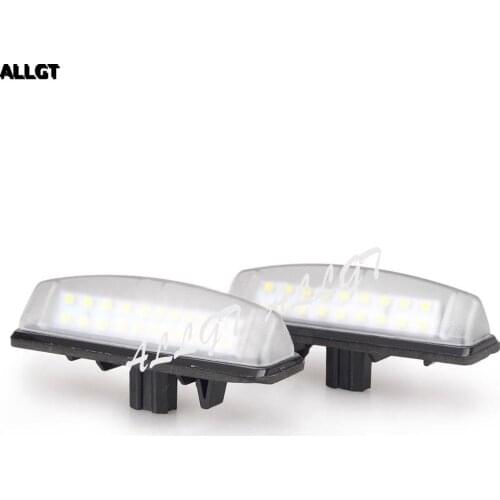 18 SMD LED lights Car LED License Plate Lamps For TOYOTA Camry Scion Lexus