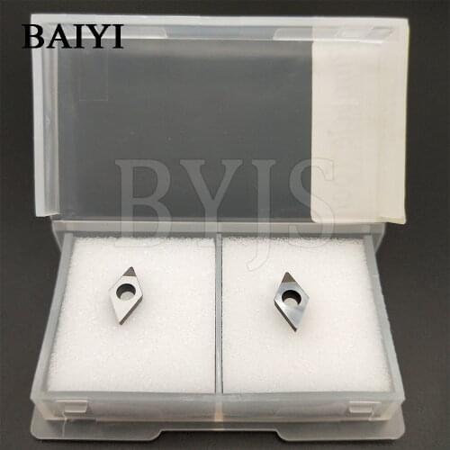 2pcs DCGT070204 CBN tool super hard diamond CBN CNC blade CNC lathe turning inserts
